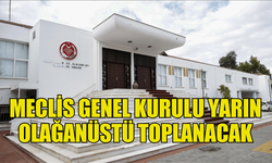 CUMHURİYET MECLİSİ GENEL KURULU YARIN OLAĞANÜSTÜ TOPLANACAK