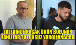 GÜMRÜKSÜZ MAL BULUNDURMA SUÇUNDAN TUTUKLANAN ZANLILAR MAHKEMEYE ÇIKARILDI