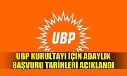 ULUSAL BİRLİK PARTİSİ KURULTAYI İÇİN ADAYLIK BAŞVURU TARİHLERİ AÇIKLANDI