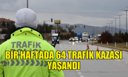 GEÇEN HAFTA RAPOR EDİLEN KAZA VE TRAFİK SUÇLARININ BİRİNCİ SEBEBİ SÜRAT OLDU