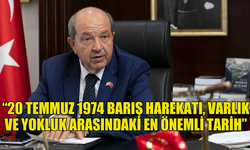 TATAR: BARIŞ HAREKATI SAYESİNDE, KIBRISLI TÜRKLER KENDİ DEVLETLERİNİN ÇATISI ALTINDA ONURLU BİR YAŞAM SÜRÜYOR