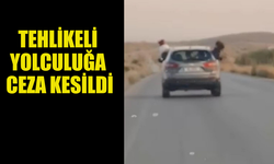 ANAYOLDA YOLCULUK SIRASINDA TEHLİKELİ DAVRANIŞLARDA BULUNAN ŞAHISLARA CEZA KESİLDİ