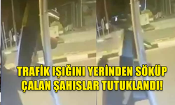 GİRNE'DE TRAFİK IŞIĞININ ÇALINMASIYLA İLGİLİ 3 KİŞİ TUTUKLANDI...