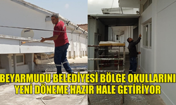 BEYARMUDU BELEDİYESİ'NİN OKUL YENİLEME ÇALIŞMALARI HIZLA DEVAM EDİYOR