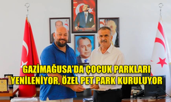 GAZİMAĞUSA’DA ÇOCUK PARKLARI YENİLENİYOR, ÖZEL PET PARK KURULUYOR