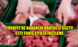 TÜRKİYE'DE BAKANLIK HAREKETE GEÇTİ! ETTE FAHİŞ FİYATA İNCELEME