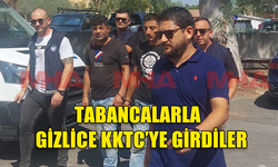 ŞARJÖRLERİ DOLU TABANCALARLA KKTC’YE GİZLİCE GİREN İKİ KİŞİ GÜVERCİNLİK İLKOKULU BAHÇESİNDE YAKALANDI