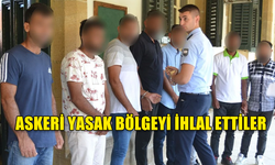 ASKERİ YASAK BÖLGEYİ İHLAL ETTİLER...