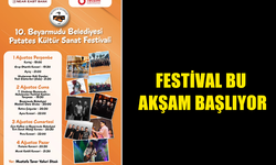 10. BEYARMUDU BELEDİYESİ PATATES KÜLTÜR SANAT FESTİVALİ BU AKŞAM BAŞLIYOR