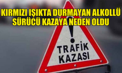 LEFKOŞA'DA ALKOLLÜ SÜRÜCÜ KAZAYA NEDEN OLDU