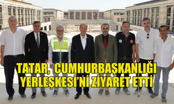 CUMHURBAŞKANI TATAR, YAPIMI DEVAM EDEN CUMHURBAŞKANLIĞI YERLEŞKESİ’Nİ ZİYARET ETTİ