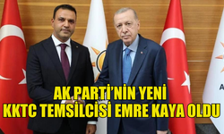 AK PARTİ’NİN YENİ KKTC TEMSİLCİSİ’NİN EMRE KAYA OLDUĞU BİLDİRİLDİ