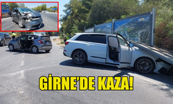 GİRNE'DE TRAFİK KAZASI MEYDANA GELDİ!