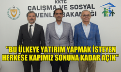 GARDİYANOĞLU: "BU ÜLKEYE YATIRIM YAPMAK İSTEYEN HERKESE KAPIMIZ SONUNA KADAR AÇIK"