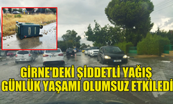 GİRNE'DEKİ ŞİDDETLİ HAVA KOŞULLARI GÜNLÜK YAŞAMI OLUMSUZ ETKİLEDİ