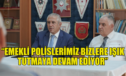 HASAN TAÇOY EMEKLİ POLİSLER DERNEĞİ’Nİ ZİYARET ETTİ