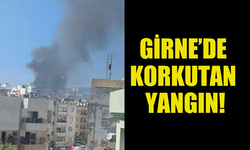 GİRNE'DE YANGIN ÇIKTI!