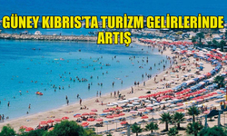 GÜNEY KIBRIS’TA TURİZM GELİRLERİNDE  ARTIŞ YAŞANDI