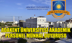 ADAKENT ÜNİVERSİTESİ TAM ZAMANLI AKADEMİK PERSONEL MÜNHAL DUYURUSU