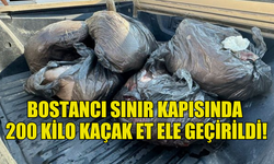 BOSTANCI SINIR KAPISINDA KAÇAK ET ELE GEÇİRİLDİ!