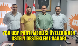 YBB UBP PARTİ MECLİSİ ÜYELERİ ÜNAL ÜSTEL'İ DESTEKLEME KARARI ALDILAR