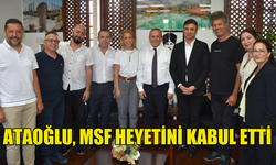 BAŞBAKAN YARDIMCISI ATAOĞLU, MSF HEYETİNİ KABUL ETTİ