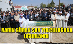 DİYARBAKIR'DA ÖLÜ BULUNAN NARİN GÜRAN SON YOLCULUĞUNA UĞURLANDI