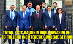 CUMHURBAŞKANI TATAR, İNGİLTERE’DE BAZI KIBRIS TÜRK SİVİL TOPLUM TEMSİLCİLERİYLE BİR ARAYA GELDİ