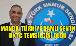 AKIN MANGA, TÜRKİYE KAMU SEN’İN KKTC TEMSİLCİSİ OLDU