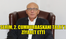 YASİN EKREM SERİM, 2. CUMHURBAŞKANI MEHMET ALİ TALAT’I ZİYARET ETTİ