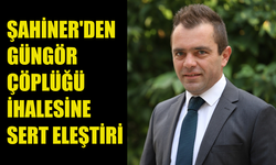 ŞAHİNER: GÜNGÖR İHALESİNDEKİ ŞARTNAMELER DEVLET CİDDİYETİNDEN UZAK