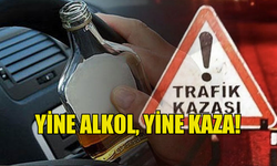 İSKELE'DE ALKOLLÜ SÜRÜCÜ KAZA YAPTI