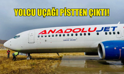 HAKKARİ'DE YOLCU UÇAĞI PİSTTEN ÇIKTI