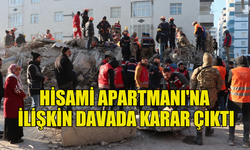 DEPREMDE 100 KİŞİNİN ÖLDÜĞÜ HİSAMİ APARTMANI'NA İLİŞKİN DAVADA KARAR ÇIKTI