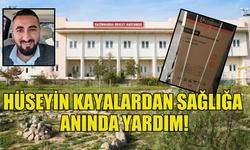 HÜSEYİN KAYALAR’DAN ACİL SERVİSE ANINDA DESTEK