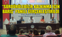 DAÜ-SEN, “SÜRDÜRÜLEBİLİR KALKINMA İÇİN BARIŞ” PANELİ DÜZENLEDİ