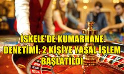 İSKELE BÖLGESİNDE KUMARHANE DENETİMİ: YASAKLI 2 KİŞİ TESPİT EDİLDİ