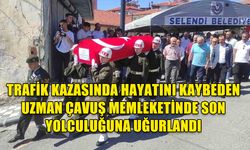 AKDOĞAN'DAKİ TRAFİK KAZASINDA HAYATINI KAYBEDEN UZMAN ÇAVUŞ BURAK SEFA ÜRÜM, MANİSA'DA SON YOLCULUĞUNA UĞURLANDI