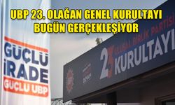 ULUSAL BİRLİK PARTİSİ’NİN 23. OLAĞAN GENEL KURULTAYI BUGÜN LEFKOŞA’DA GERÇEKLEŞİYOR