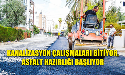 KANALİZASYON ÇALIŞMALARI TAMAMLANDI