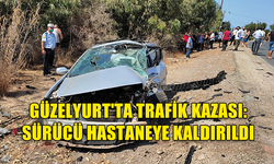 GÜZELYURT-LEFKE YOLUNDA TRAFİK KAZASI