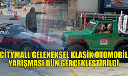 CİTYMALL GELENEKSEL KLASİK OTOMOBİL YARIŞMASI DÜN YAPILDI