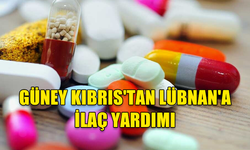 GÜNEY KIBRIS'TAN LÜBNAN'A İLAÇ YARDIMI