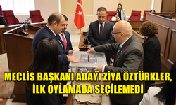 MECLİS BAŞKANI ADAYI ZİYA ÖZTÜRKLER, İLK OYLAMADA SEÇİLEMEDİ