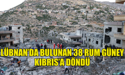 LÜBNAN’DA BULUNAN 38 RUM GÜNEY KIBRIS’A GELDİ