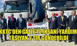 KKTC'DEN GAZZE'YE DESTEK