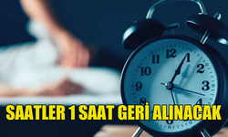 YAZ SAATİ UYGULAMASI 27 EKİM’DE SONA ERİYOR…