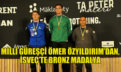 MİLLİ GÜREŞÇİ ÖMER ÖZYILDIRIM İSVEÇ’TE BRONZ MADALYA KAZANDI