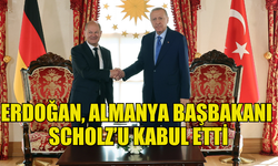 ERDOĞAN, ALMANYA BAŞBAKANI SCHOLZ İLE BİR ARAYA GELDİ