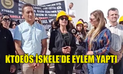 KTOEÖS EĞİTİMDEKİ SORUNLAR VE ÖĞRETMEN EKSİKLİĞİ NEDENİYLE İSKELE’DE EYLEM YAPTI